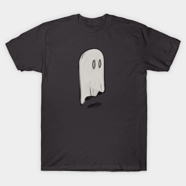 Sketchy Ghost T-Shirt by creepsqueaks